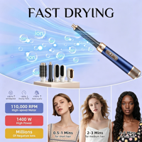 Set de Secador de Pelo 6 en 1 con Certificación RoHS, Multi-Styler de Alta Velocidad, Multifuncional, para Peinar y Rizar el Cabello