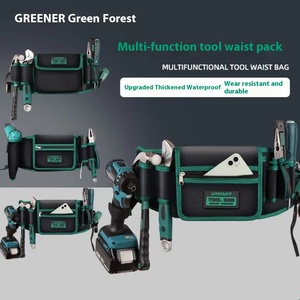 Custom Greenforest Multifunctional Waist <b>Bag</b> for Men Portable <b>Storage</b> <b>Zipper</b> Strong Durable Canvas Special Hardware <b>Bag</b> - Product Image 3