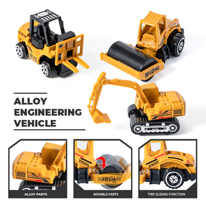 SY 2023 New Hot <span class=keywords><strong>AZ</strong></span> Toddler Metal Construction Vehicle Juguete Die Cast <span class=keywords><strong>Car</strong></span> Toy Camion Kid Alloy Engineering Trucks Kit - Product Image 4
