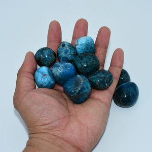 Pietre preziose all'ingrosso 20-30mm <span class=keywords><strong>Apatite</strong></span> burattate per la decorazione - Product Image 2