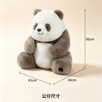 Grosir Pabrik Custom OEM ODM Boneka Panda Lembut dan Halus untuk Hadiah Ulang Tahun Anak Dekorasi Kamar Bayi