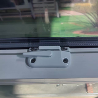 Ventana Doble Abatible de PVC, Diseño Moderno, Vidrio Templado, Insonorizada, Fácil Instalación para Baños, Cocinas y Proyectos de Construcción