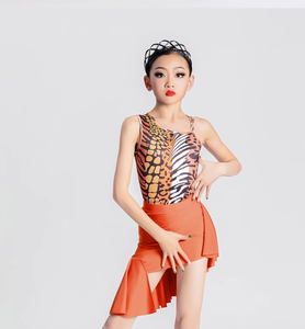 Nouveaux vêtements de danse latine pour enfants 2023 nouveau professionnel été filles pratique haute Performance robe de danse robe de danse - Product Image 2