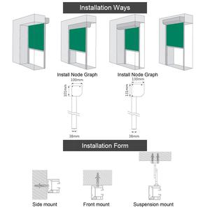 QINGYING taman pergola luar ruangan tahan air teras naungan matahari - Product Image 5