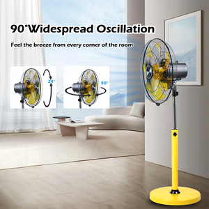 Điện điều khiển từ xa thường vụ kim loại đứng người hâm mộ đối với trang chủ - Product Image 6