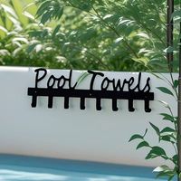 Étagère de rangement de salle de bain multifonctionnelle moderne réglable en fer, étanche, pour le rangement des serviettes à la maison ou au bord de la piscine