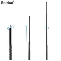 SORRISO Perche à selfie invisible, monopode, trépied de bureau, support extensible et pliable pour caméra d'action Insta360 X4 X5 X3 X2