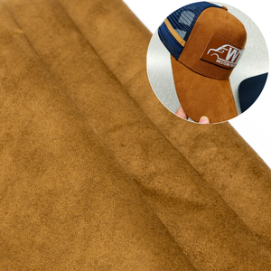 厂家直销供应100% 涤纶经编麂皮面料服装沙发内饰材料帽 - Product Image 1