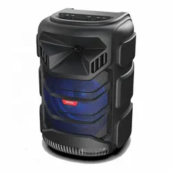 12 inch Super Bass công suất cao vòng bên hộp Hot kỹ thuật số khuếch đại di động loa di động với LED flash Disco bóng ánh sáng - Product Image 2