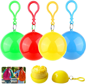Llavero Impermeable, Poncho <span class=keywords><strong>de</strong></span> <span class=keywords><strong>Lluvia</strong></span> Desechable, Impermeable Portátil, Ponchos <span class=keywords><strong>de</strong></span> <span class=keywords><strong>Lluvia</strong></span> Desechables en una Bola - Product Image 6