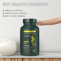 Complément Digestif Avancé Probiotique Prébiotique pour Chiens et Chats : Capsules pour la Santé Intestinale, Contre les Gaz, la Diarrhée et pour le Soutien Immunitaire, Riche en Protéines