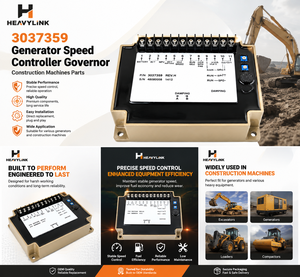 Contrôleur de vitesse de générateur HEAVYLINK 3037359 pour pièces de machines de construction - Product Image 1