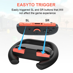 Ergonomic Steering Wheel for <strong>Switch</strong> 2 Controller <strong>Grip</strong> Wired ABS Hand <strong>Grips</strong> for Joy-Con Accessory Protective Gamepad Accessories - Product Image 5