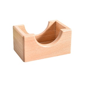 Posavasos de madera maciza con forma cuadrada, alfombrillas aislantes del calor para juego de té, manteles individuales - Product Image 5