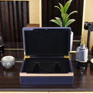 Màu Đen Sang Trọng Bằng Gỗ Nước Hoa Hộp Rỗng <span class=keywords><strong>MDF</strong></span> Tùy Chỉnh Nước Hoa Cao Cấp Hộp Quà Tặng Cao Cấp Gỗ Đóng Gói Hộp Cho Nước Hoa - Product Image 6