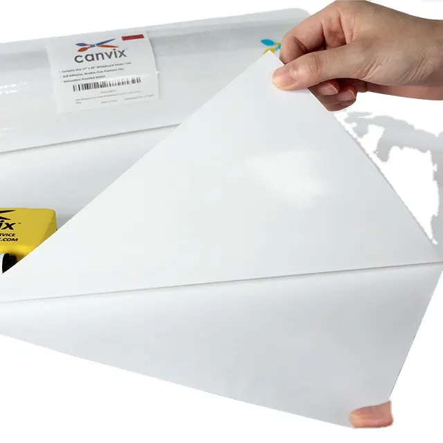 Dry Erase White Board Self Adhesive PET Film Waterproof Whiteboard Sticker for Home Office School