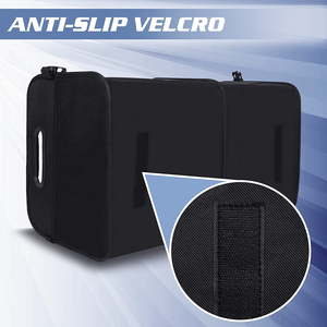 QSP100カスタムロゴ折りたたみ式SUV車収納折りたたみ式トランクオーガナイザー11ポケット強化ハンドル防水 - Product Image 6