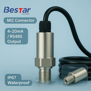 Bestar デジタル水温圧力センサー <span class=keywords><strong>0</strong></span>-<span class=keywords><strong>10V</strong></span> 4-20mA 防水圧力トランスミッター 工業プロセス制御用 - Product Image 2