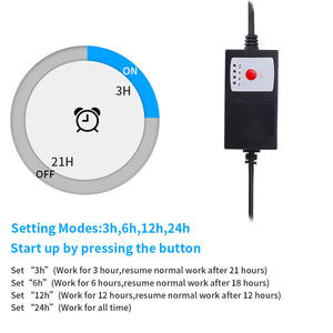 수족관 물고기 탱크 UV 램프 UV 물고기 연못 물 정화 다이빙 램프 - Product Image 3