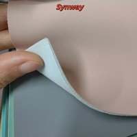 Kulit PU Silikon Ramah Lingkungan 1.6mm Tahan Api dan Tahan Hidrolisis, untuk Furnitur Berkelanjutan, Tas, dan Peralatan Olahraga