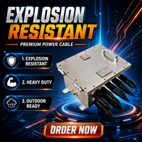 Panneau de commande d'instruments ignifuge Ex d Ex E IP65 IP66 IECEx ATEX Blocs de bornes pour centrales électriques et automatisation industrielle