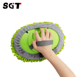 Rửa Xe Bàn Chải Với Tay Cầm Dài, Dual-Đầu Sợi Nhỏ Xe Làm Sạch Bàn Chải Với 360 ° Xoay Cho Rửa Xe, Lau - Product Image 4