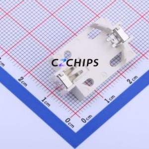 BS-06-A4AK003 Button & Strip Battery Connector Through hole Component (THT) Connector Battery Holder CR2032 Phosphor Bronze Tin - Product Image 1