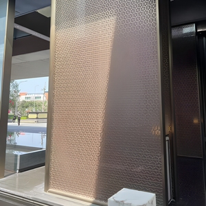 Paravent en aluminium perforé, design moderne, surface anodisée, anti-corrosion, application extérieure, largeur 70 pouces - Product Image 4