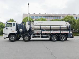 HOWO 8x4 JETTER/VAC TRUCK Stainless Steel Tank Import Roots <b>Vacuum</b> <b>Pump</b> PINFL High Pressure Jet <b>Pump</b> Jet & <b>Vacuum</b> Simultaneously - Product Image 3