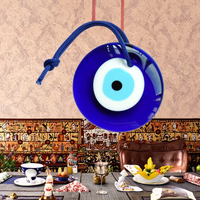 Turc bleu mauvais œil pendentif Nazar amulette ornement écologique voiture/maison/jardin/porte-clés Protection tenture murale verre porte-bonheur