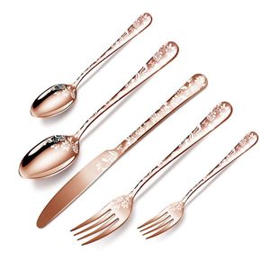 Made in India Cutlery Set with Rose Gold Finished and Stainless Steel Metal Made <b>Bulk</b> Quantity Cutlery Set <b>For</b> <b>Sale</b> - Product Image 2