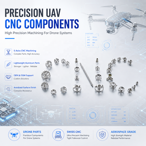Services d'usinage suisses SATR CNC 5/6/7 axes personnalisés de moteur de drone agricole DJI Pièces de drone Fabrication OEM/ODM - Product Image 1