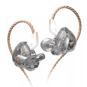 KZ EDX-auriculares internos de graves HIFI 1DD, auriculares ergonómicos cómodos para deporte, gimnasio, entrenamiento, ZS3