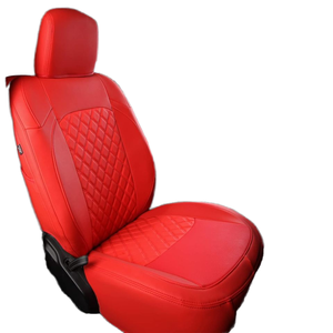 Fundas de Asiento de Cuero Personalizadas para <span class=keywords><strong>Jeep</strong></span> Wrangler JL 2018-2025, Color Rojo Brillante, Accesorios de Lujo - Product Image 1