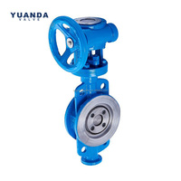 Vanne papillon à disque en acier inoxydable 316L D373W-16P, triple excentrique, à joint rigide, à engrenage à vis sans fin, PN16 pour vapeur et huile thermique
