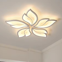 Pétale de fleur simple design salon plafonnier belle et durable chambre étude intérieur blanc LED plafonnier pour la maison