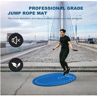 Conception personnalisée Corde à sauter intérieure et extérieure Tapis à sauter rembourré Tapis de corde à sauter pour exercices de choc et de fitness