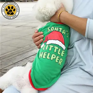 SinSky Wholesale Custom Thin Christmas Style Spring Summer Small Plain Pet Dog Cooling Pet Closes Dog Vest For Dogs