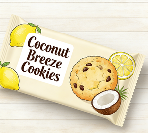 Échantillon Gratuit - Sachet Personnalisé à Fermeture Arrière en PET/PE pour Biscuits - Hermétique, Fraîcheur Optimale, Robuste, Sûr et Durable - Product Image 4