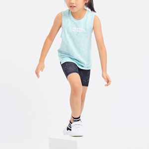 Nueva llegada, nuevo diseño de camiseta sin mangas para niñas, ropa deportiva para gimnasio, correr, entrenamiento, Yoga, Top, ropa deportiva para niños - Product Image 3