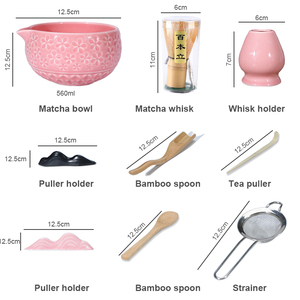 9pcs <strong>Matcha</strong> Tea Set Bowl and <strong>Whisk</strong> <strong>Matcha</strong> Starter Kit Ceremony Kit Japanese Tea Ceremony Set for <strong>Matcha</strong> Making