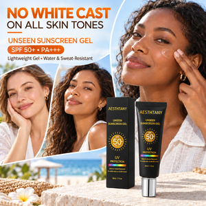 AESTHTANY Crema Solare Invisibile 50+ PA+++ a Marchio Privato, Cruelty-Free, Vegana, Senza Residui Bianchi, Resistente all'Acqua e al Sudore, per il Viso - Product Image 2