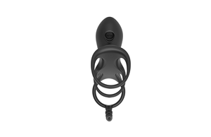 Anneau vibrant double verrouillage pour homme avec télécommande sans fil, 10 fréquences, stimulation par succion et léchage, anneau pénien, anneau de prostate masculin, préservatif USB - Product Image 5