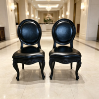 Chaises de salle à manger Royal Louis en résine durable pour location de mariage – Chaise d'hôtel moderne, écologique, luxueuse et confortable