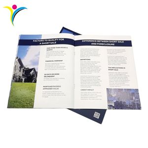 Übersee Vollfarbiger Rückenstichheftung Offsetpapier Katalog Buch Magazin Broschüre Pamphlet Booklet Druck für Werbezwecke - Product Image 3