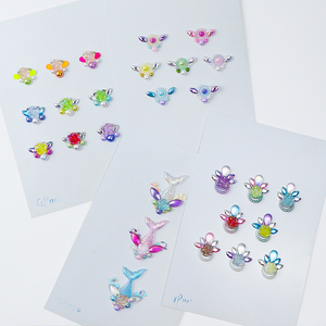Adesivi Temporanei per Tatuaggi GP Face Gem Jewels, Cristalli Colorati 3D per Occhi e Corpo, Facili da Applicare, Personalizzabili per Festival e Feste - Product Image 4