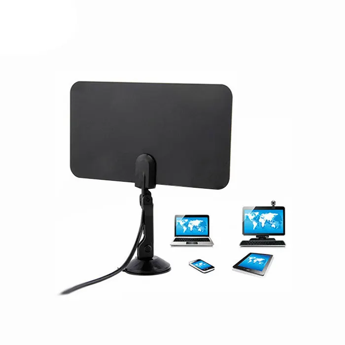 Low Price Portable HDTV Antenna Flat Digital Antena TV With F/IEC TV Connector