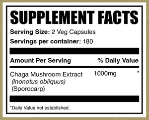 Saf <span class=keywords><strong>Chaga</strong></span> mantar özü kapsülleri-vahşi hasat Inonotus obobus - Product Image 2