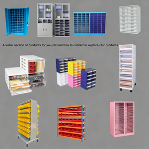 Armoires modulaires modernes <span class=keywords><strong>de</strong></span> stockage en métal <span class=keywords><strong>de</strong></span> petites pièces pour l'atelier et le bureau à domicile - Product Image 5