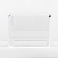 Mini Vitrine en Acrylique pour Cartes TCG – Protection UV Transparente, Présentoir de Comptoir pour Stockage et Vente au Détail